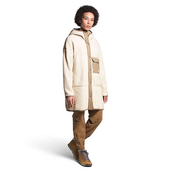 North face long fleece jacket - Picture 1 of 10